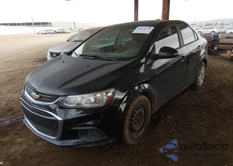 2017 Chevrolet Sonic Ls Auto из США, поврежденный, VIN 1G1JB5SH6H4124771